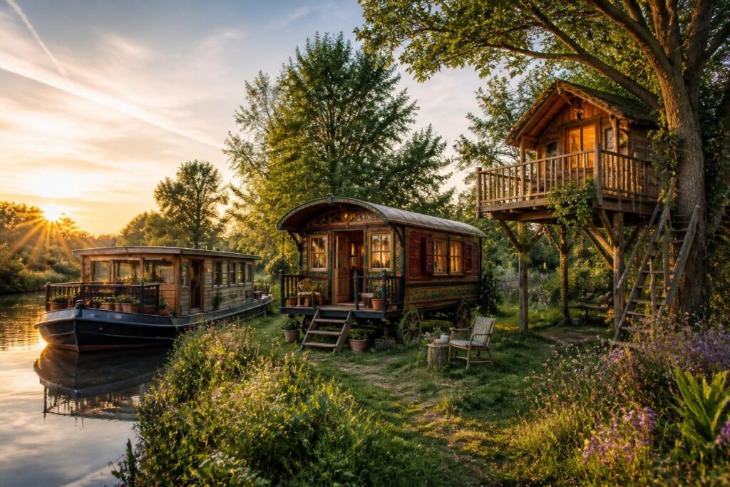 découvrez notre guide complet pour louer un logement insolite : cabane, roulotte, péniche et bien plus. conseils pratiques pour une expérience unique et inoubliable.