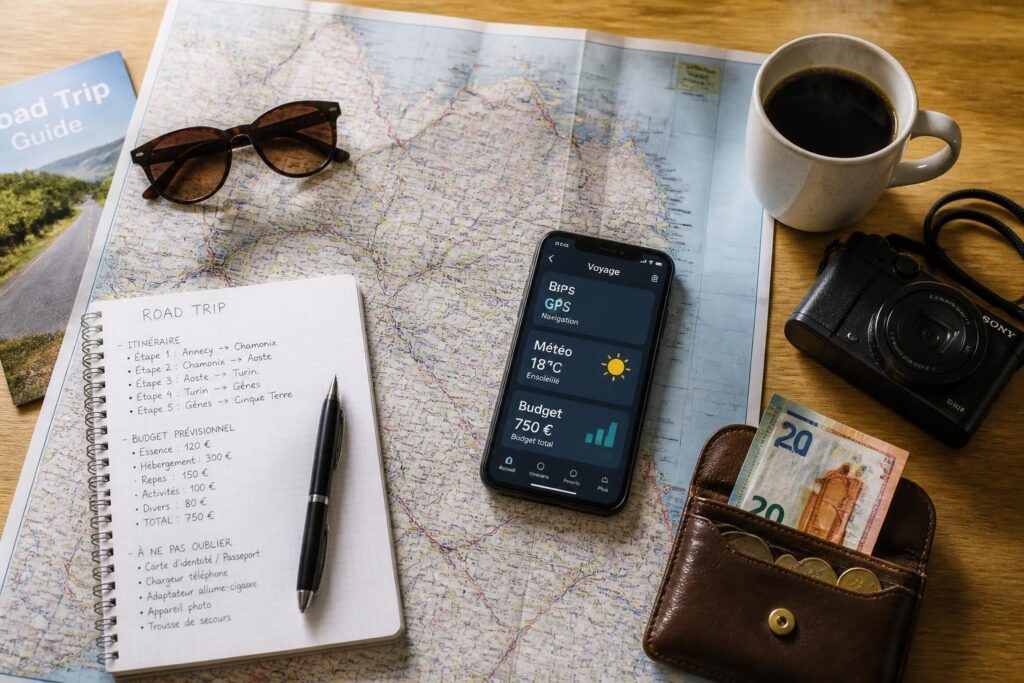 découvrez comment préparer un road trip réussi grâce à nos conseils pour élaborer l'itinéraire idéal, gérer votre budget efficacement et utiliser les meilleures applications indispensables pour voyager sereinement.