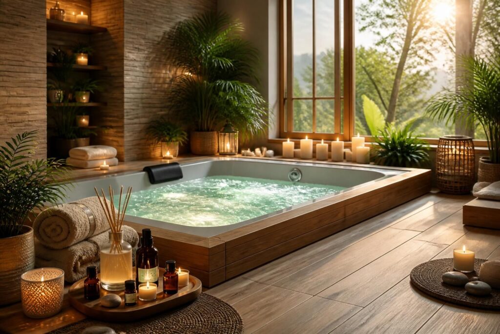 découvrez comment aménager un coin détente chez vous avec un spa et des solutions bien-être pour créer un espace de relaxation et de confort à la maison.