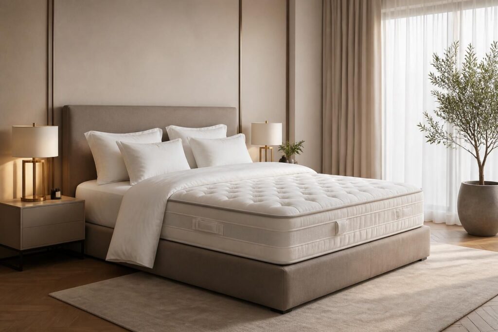 découvrez comment choisir la literie idéale avec nos conseils sur le matelas, le sommier et le linge pour recréer le confort hôtelier chez vous.