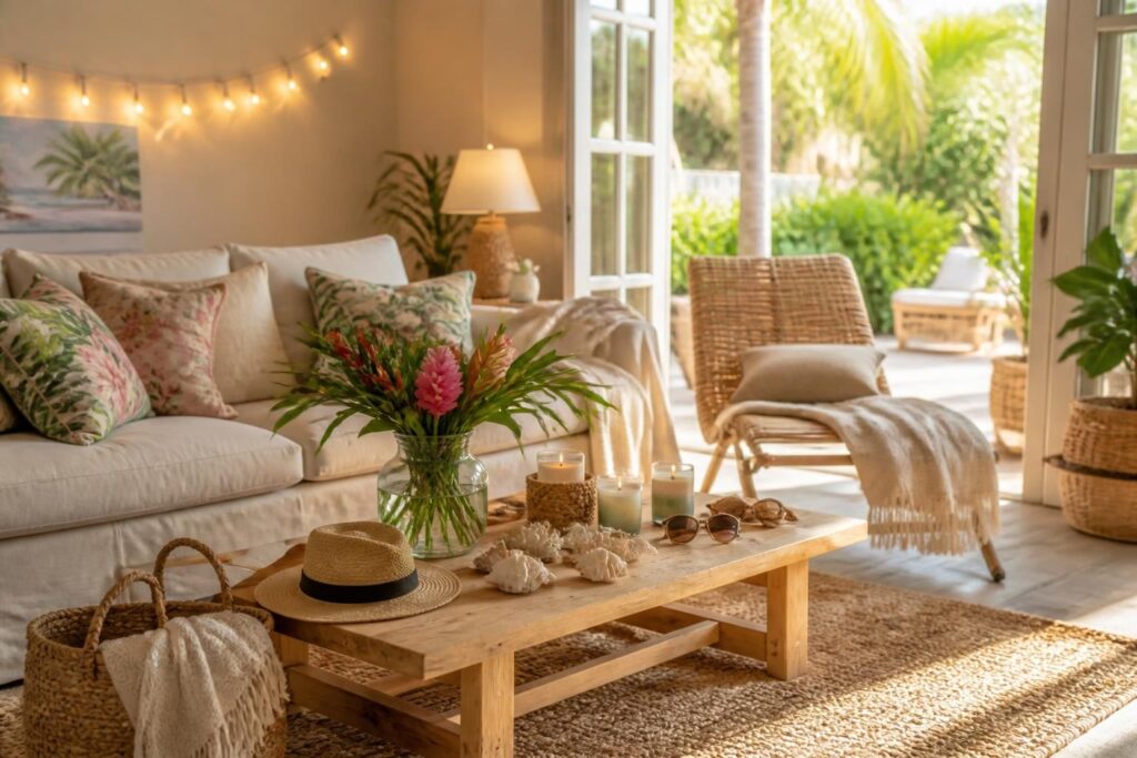 découvrez nos conseils et idées déco pour créer une ambiance vacances chez vous et profiter d'un intérieur détente et convivial toute l'année.