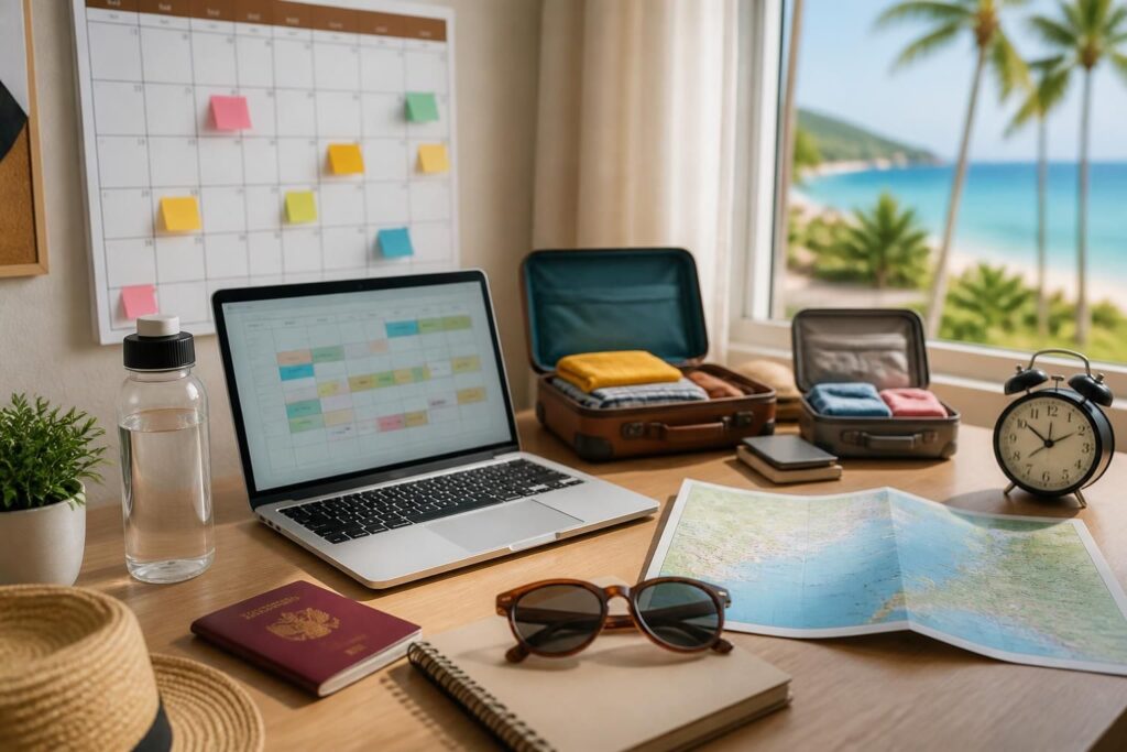 découvrez comment organiser vos vacances d'été grâce à un rétroplanning détaillé mois par mois pour ne rien oublier et profiter pleinement de vos congés.