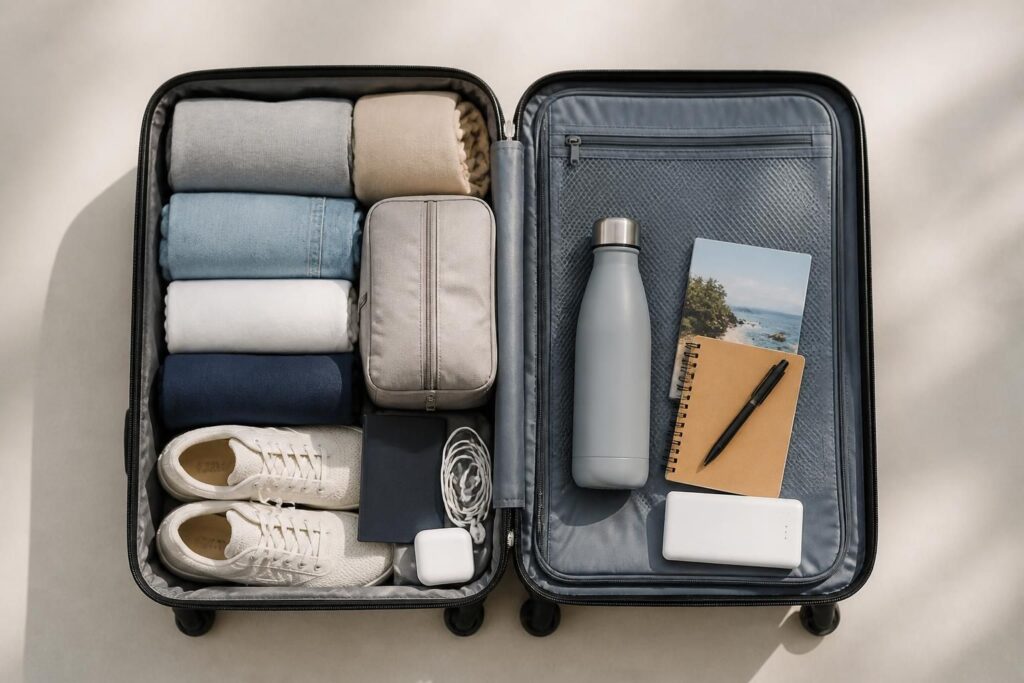 découvrez la check-list bagage cabine ultime pour voyager léger et sans stress. astuces, indispensables et conseils pour un voyage réussi avec seulement votre bagage à main.