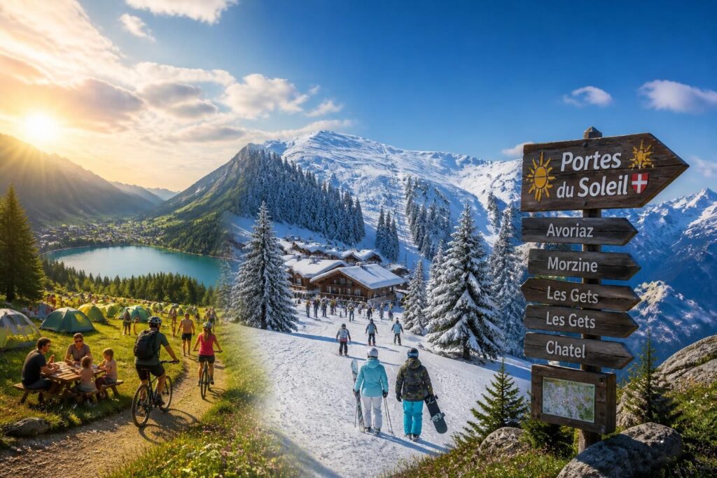 découvrez le camping à morzine avec des options d'hébergement été et hiver, profitez d'un accès facile aux pistes des portes du soleil pour des vacances inoubliables en montagne.