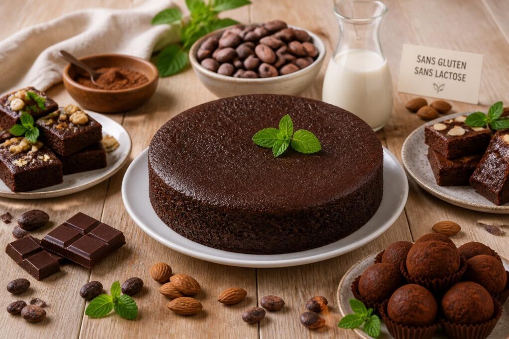 découvrez des recettes gourmandes de chocolat sans gluten et sans lactose, idéales pour savourer des douceurs délicieuses sans allergènes et en toute tranquillité.