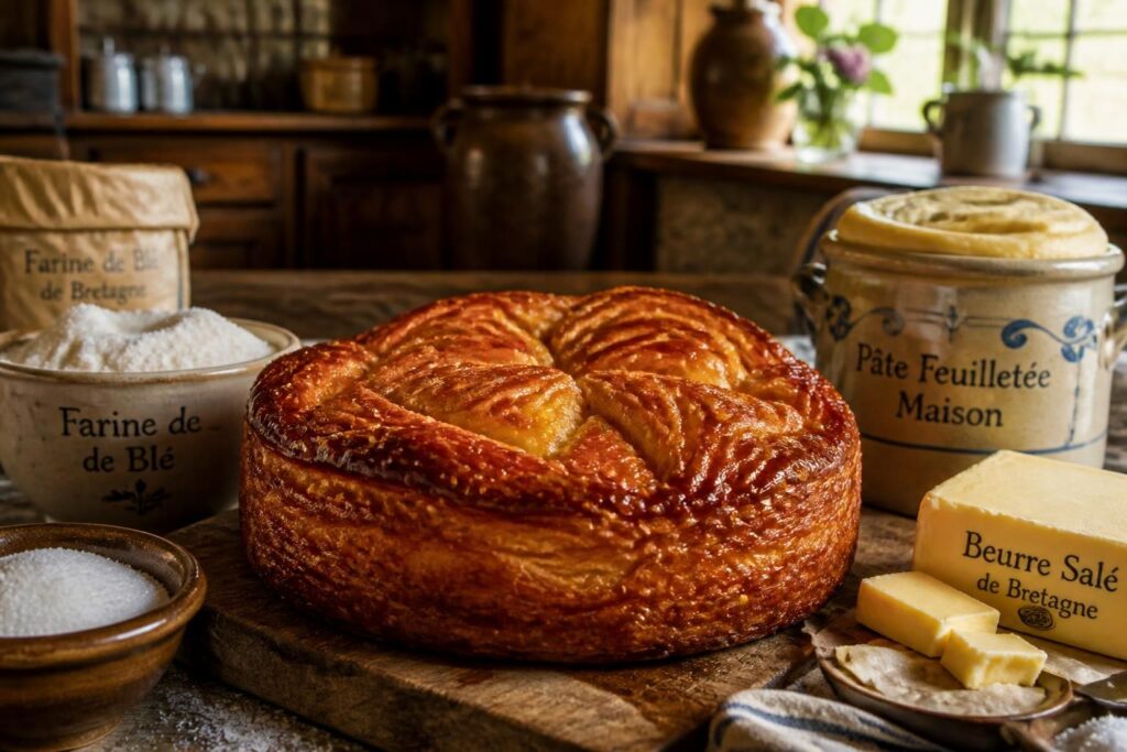 découvrez l'origine authentique et les recettes traditionnelles du célèbre kouign amann breton, une pâtisserie riche en beurre et en sucre, symbole de la bretagne.