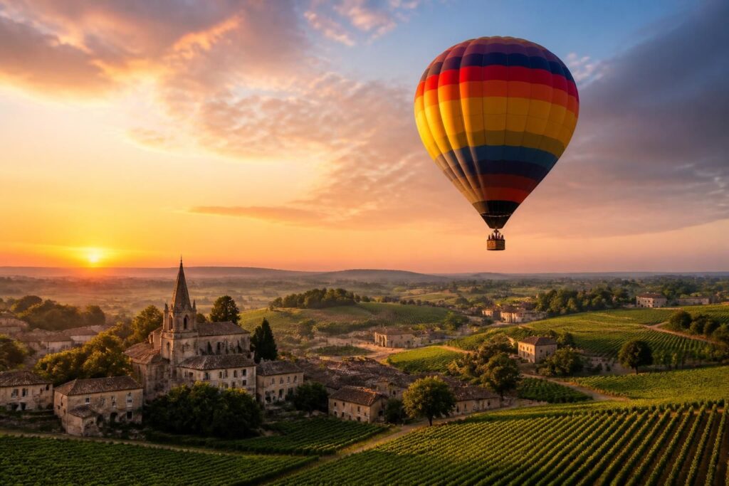 découvrez les tarifs et les dates des vols en montgolfière à saint emilion pour 2025. vivez une expérience unique au-dessus des vignobles et paysages magnifiques.
