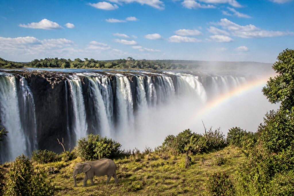 découvrez les chutes victoria, un joyau naturel situé à la frontière entre le zimbabwe et la zambie. explorez les paysages époustouflants, la faune sauvage et les activités aventureuses pour une expérience inoubliable en afrique.